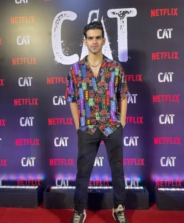 Aviral Gupta during the premiere of a Netflix web series