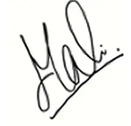 MS Dhoni signature
