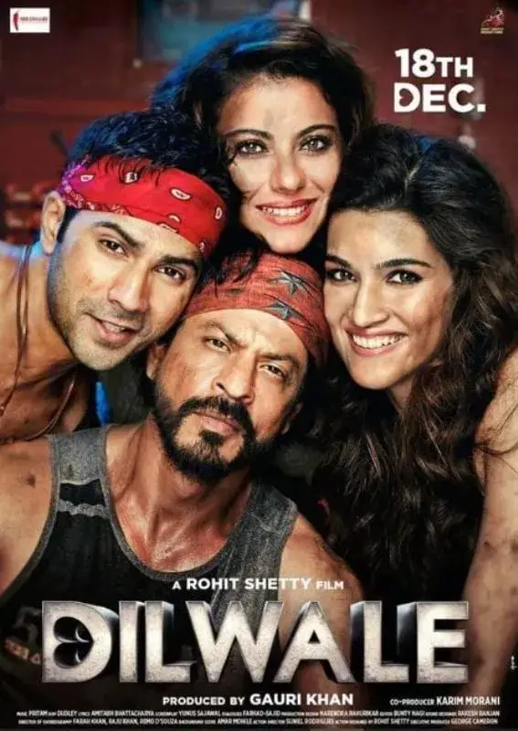 Poster of the 2015 film Dilwale