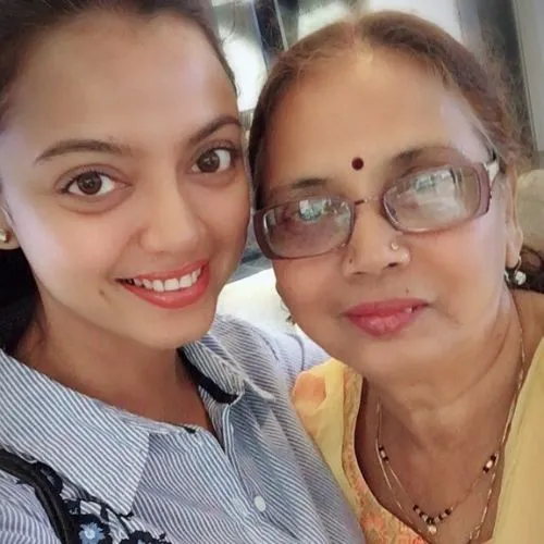 Sheetal Maulik with her mother