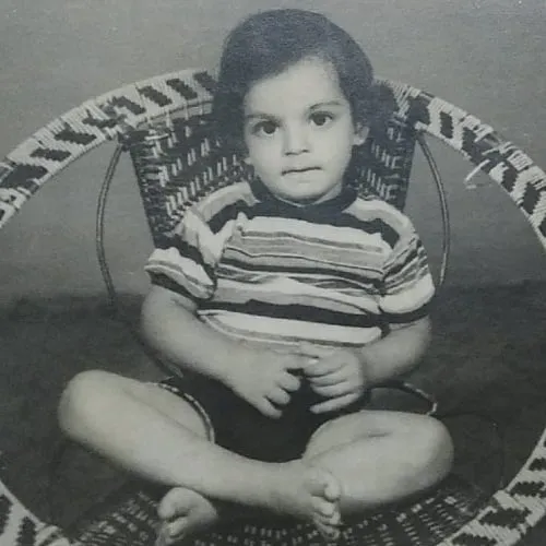 Anshuman Pushkar's childhood picture
