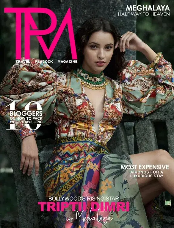 Tripti Dimri on the cover of an Indian magazine