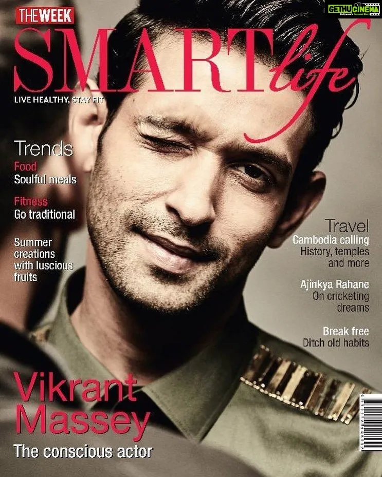 Vikrant Massey on the cover of the SMARTlife Magazine