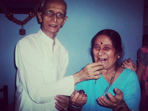 Aneri Vajani Grandfather and Grandmother